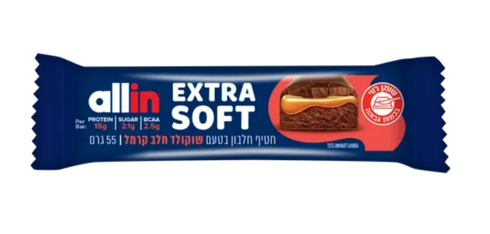 אקסטרה סופט שוקלד חלב קרמל
