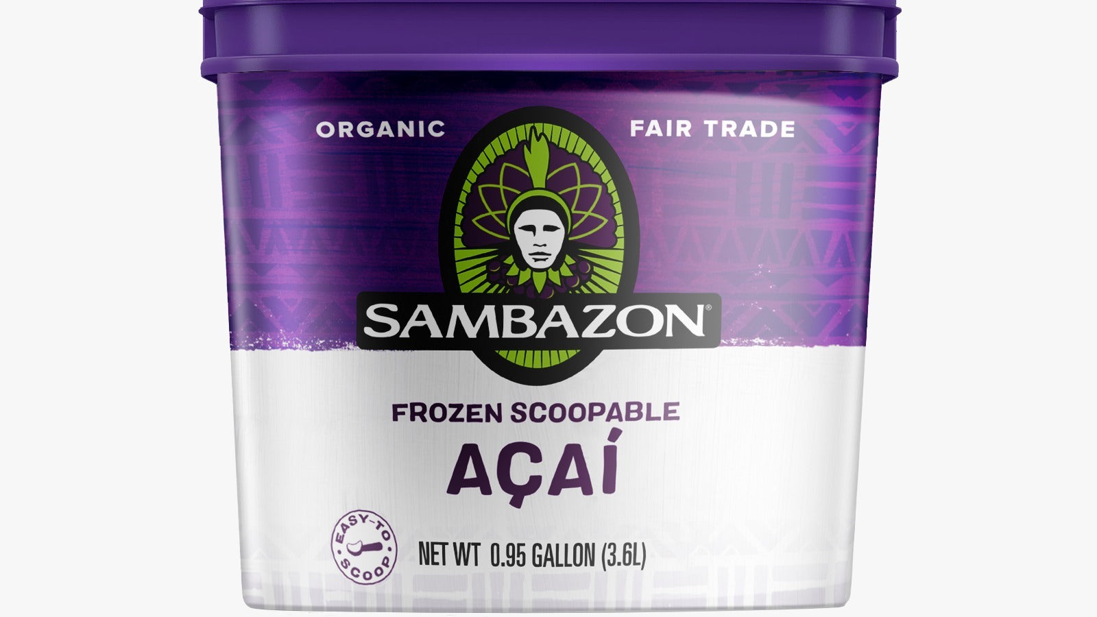 דלי סורבה אסאי סמבהזון - ענק - 3.6 ליטר