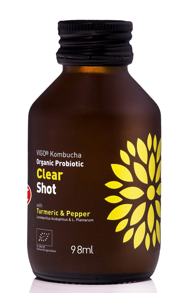 שוט קמבוצ'ה - כורכום ופלפל שחור