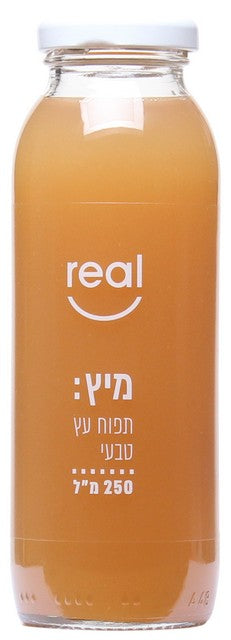 מיץ real -תפוח טבעי