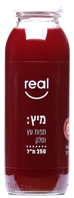 מיץ real -תפוח וסלק