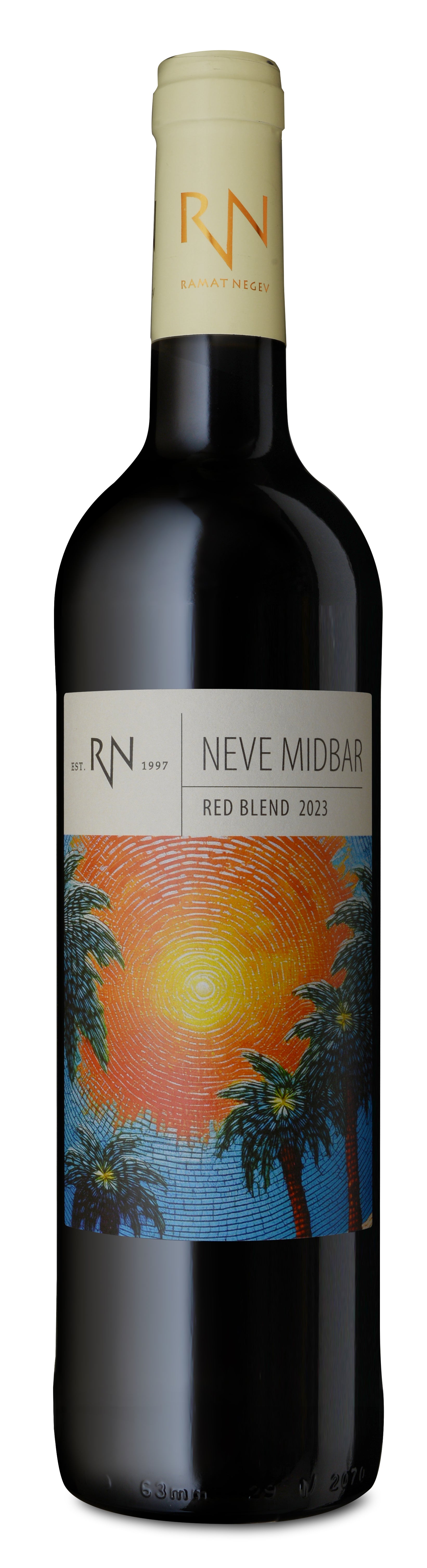 יין אדום נווה מדבר | יקב רמת נגב | 750 מ"ל